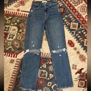 Abercrombie 90s ultra high rise jean